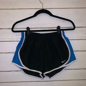 Nike DRI-fit Blue Striped Running Shorts